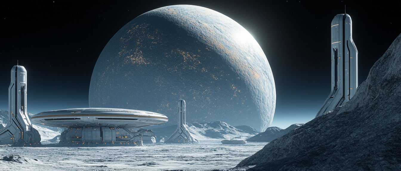 Event Horizon research facility on Sedna